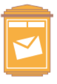 The envelope is already stamped.